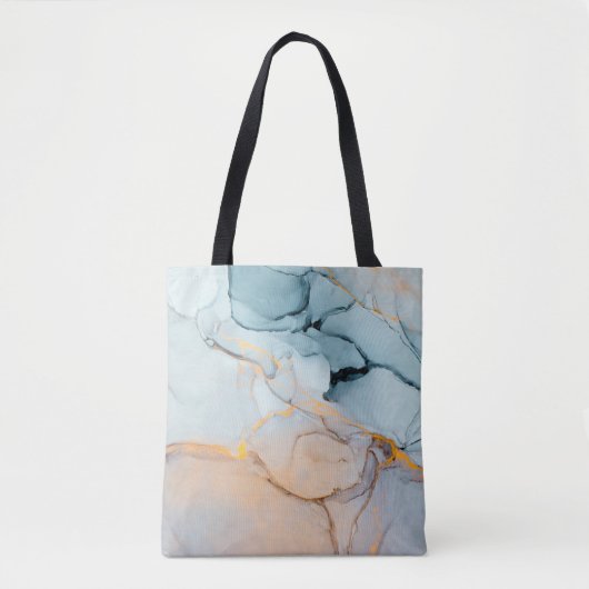 Tinte, Farbe, abstrakt. Schließen des Gemäldes. Co Tasche (Vorderseite)