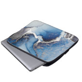 Tinte Flo Art Laptop-Sieb Laptopschutzhülle (Vorne Knopf)