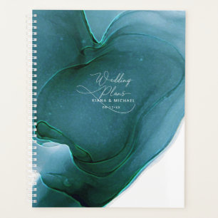 Tinte-Fluss-Hochzeit Teal ID762 Planer