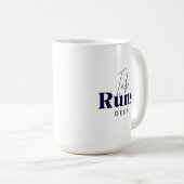 Tinte führt Deep Quote durch | Buchliebhaber Kaffeetasse (VorderseiteRechts)