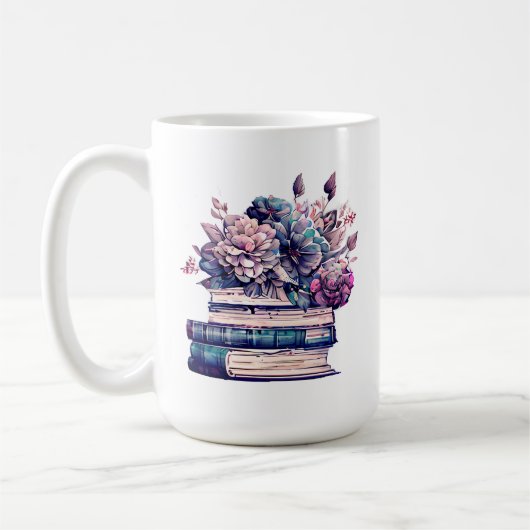 Tinte führt Deep Quote durch | Buchliebhaber Kaffeetasse (Links)