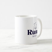 Tinte führt Deep Quote durch | Buchliebhaber Kaffeetasse (VorderseiteRechts)