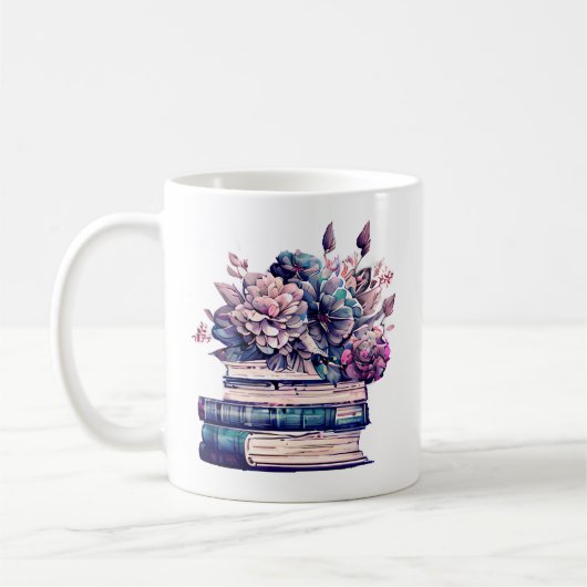 Tinte führt Deep Quote durch | Buchliebhaber Kaffeetasse (Links)