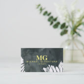 Tinte für die Durchstechflasche (gelb) Visitenkarte (Stehend Vorderseite)