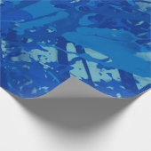 Tinte handgefertigt. Abstrakte Wandkunst Creativ Geschenkpapier (Ecke)