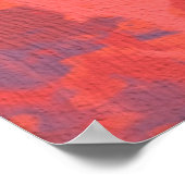 Tinte handgefertigt. Abstrakte Wandkunst Creativ Poster (Ecke)