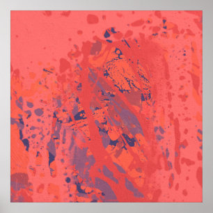 Tinte handgefertigt. Abstrakte Wandkunst Creativ Poster