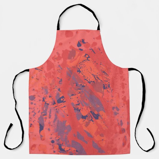Tinte handgefertigt. Abstrakte Wandkunst Creativ Schürze (Vorderseite)