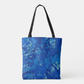 Tinte handgefertigt. Abstrakte Wandkunst Creativ Tasche (Rückseite)