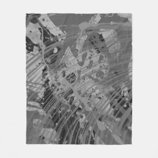 Tinte handgemalte Malerei. Abstrakte Wandkunst. Kr Fleecedecke