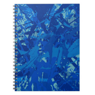 Tinte handgemalte Malerei. Abstrakte Wandkunst. Kr Notizblock