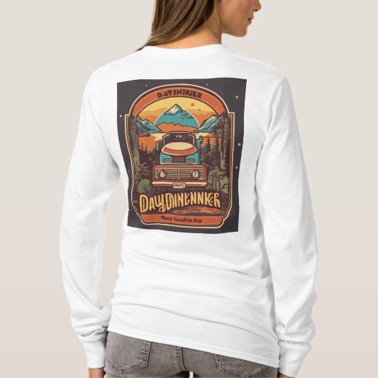 Tinte & Impressum Kunst in Motion Skin Deep Design T-Shirt (Rückseite)