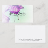 Tinte in Wasser | Kunst Visitenkarte (Vorne/Hinten)