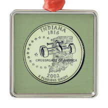 Tinte Indiana Staat Quarter