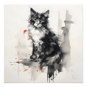 Tinte Kitten Natur Fotodruck