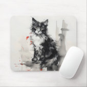 Tinte Kitten Natur Mousepad (Mit Mouse)