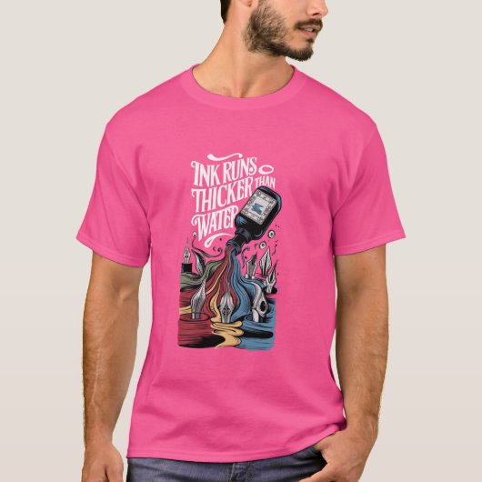 Tinte läuft dicker als Wasser Füllfederhalter Füll T-Shirt (Vorderseite)