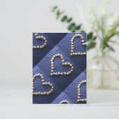 Tinte Pasta Stars Herzform Postkarte (Stehend Vorderseite)