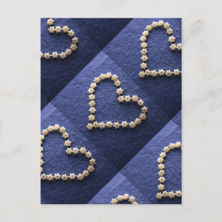 Tinte Pasta Stars Herzform Postkarte