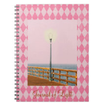 Tinte Pier Lamp Post Pink Raute Journal