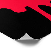 Tinte Platsch Poster (Ecke)