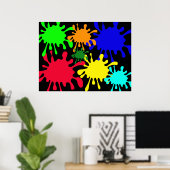 Tinte Platsch Poster (Heimbüro)