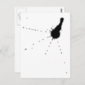 Tinte Postkarte (Vorne/Hinten)