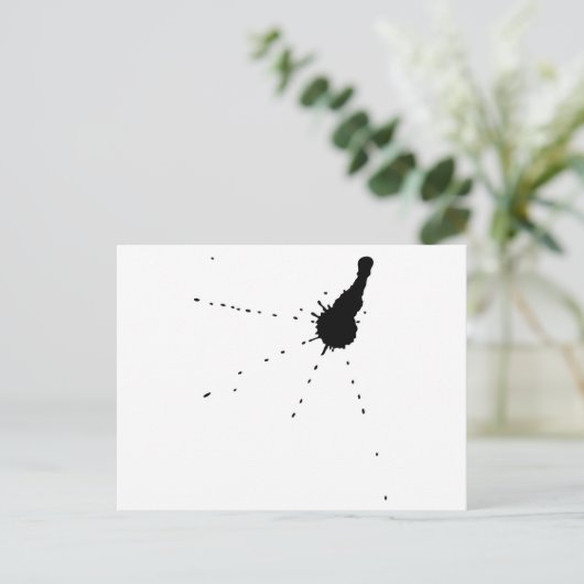 Tinte Postkarte (Stehend Vorderseite)