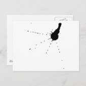 Tinte Postkarte (Vorne/Hinten)