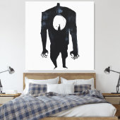 Tinte redet Fantasy V06 Eine Katze aus der Hölle Leinwanddruck (Insitu (Schlafzimmer))