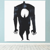 Tinte redet Fantasy V06 Eine Katze aus der Hölle Leinwanddruck (Insitu (Holzboden))