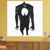 Tinte redet Fantasy V06 Eine Katze aus der Hölle Leinwanddruck (Insitu (Wohnzimmer))