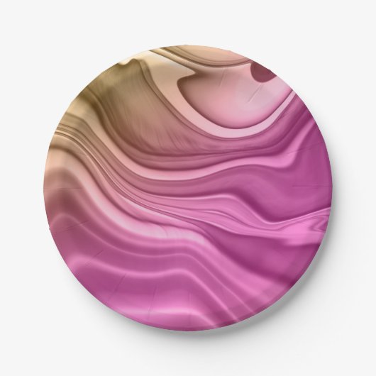 Tinte-Satz Aurora Digitalpapier Pappteller (Vorderseite)