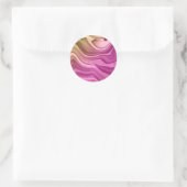 Tinte-Set Aurora Digitalpapier-40817 Runder Aufkleber (Tasche)