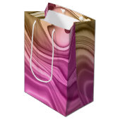 Tinte-Set Aurora Digitalpapier Mittlere Geschenktüte (Vorderseite Schrägansicht)