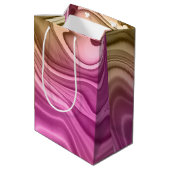 Tinte-Set Aurora Digitalpapier Mittlere Geschenktüte (Rückseite Schrägansicht)