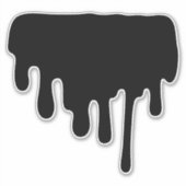 Tinte Spritzer Aufkleber (Vorderseite)