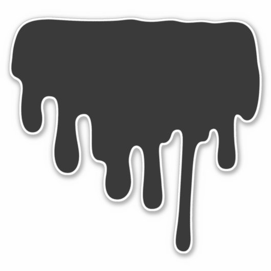 Tinte Spritzer Aufkleber (Vorderseite)