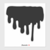Tinte Spritzer Aufkleber (Blatt)