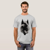 Tinte Talking Fantasy V05 BLACK WOLF T-Shirt (Vorne ganz)