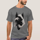 Tinte Talking Fantasy V05 BLACK WOLF T-Shirt (Vorderseite)