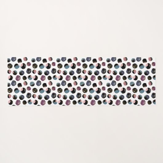 Tinte und Aura Yogamatte (Rückseite (Horizontal))