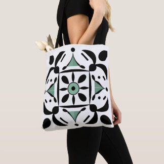 Tinte- und Minzkontrast-Tasche Tasche