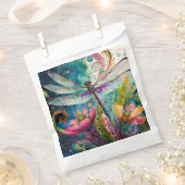 Tinte und Pen Wasserfarbendragonfly Geschenktütchen (Ausgeschnitten)