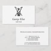 Tinte und Spule Visitenkarte (Vorne/Hinten)