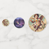 Tinte und Unschuld — gotisch Viktorianisch Konfetti (Vorderseiten)