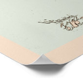 Tinte Vintage Ammo-Patronenschachtel Poster (Ecke)