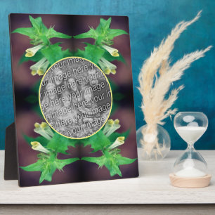 Tinte weiße Wildblume kreieren Ihr eigenes Foto Fotoplatte