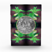 Tinte weiße Wildblume kreieren Ihre eigene Fotoblock (Vorderseite)