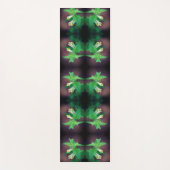 Tinte weiße Wildblume Nah Abstrakt Yogamatte (Vorderseite)